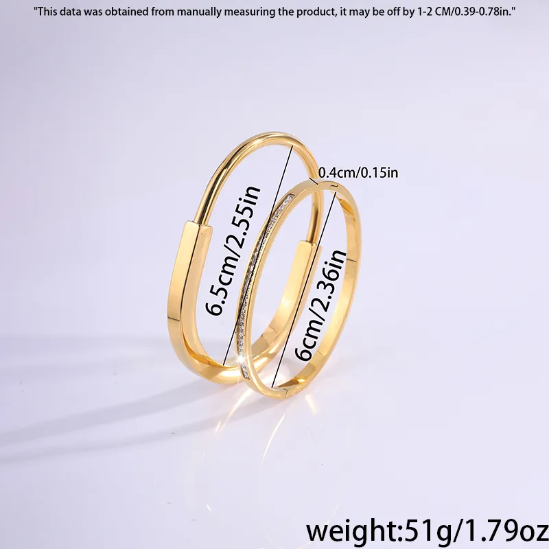 Oval Wide Bangle